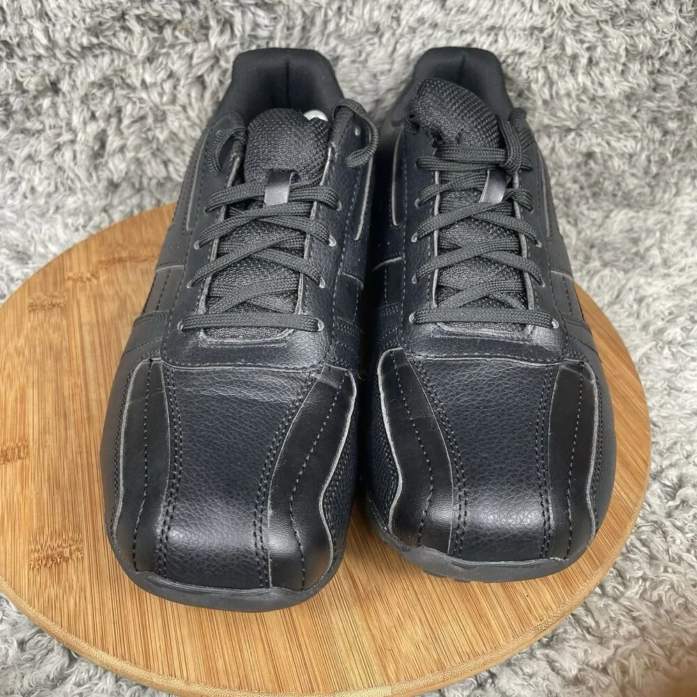 SafeTStep Simon Oxford Shoes Men's 13 Black Lace Up Casual Non Slip Comfort